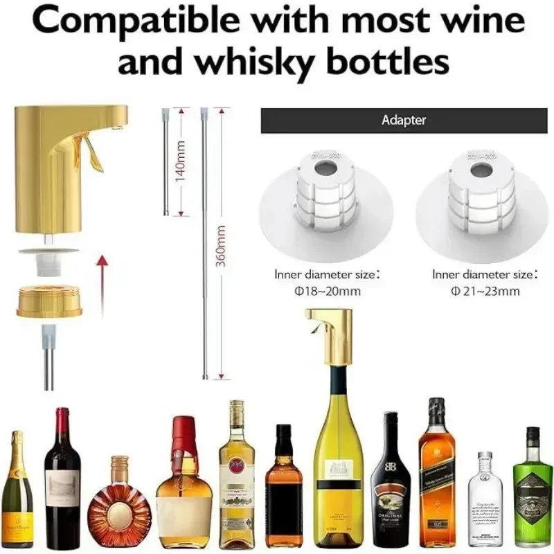 Automatic Alcohol Dispenser and Wine Aerator