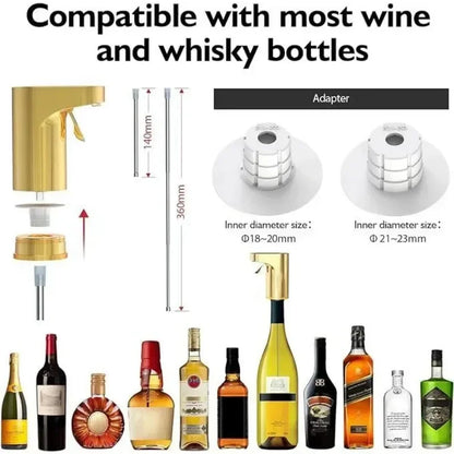 Automatic Alcohol Dispenser and Wine Aerator