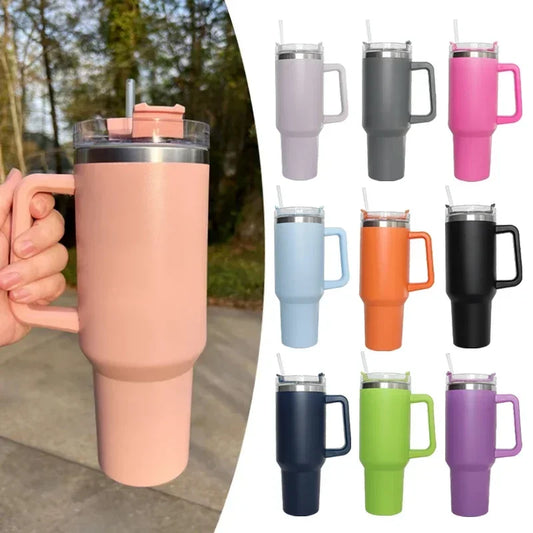 40 oz / 1.18 L Stainless Steel Vacuum Insulated Tumbler with Lid and Straw