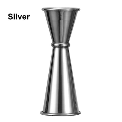 1 PC Double Cocktail Jigger Dual Design with Measurements Scales