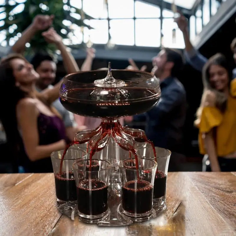 6 Shot Glass Drink Dispenser