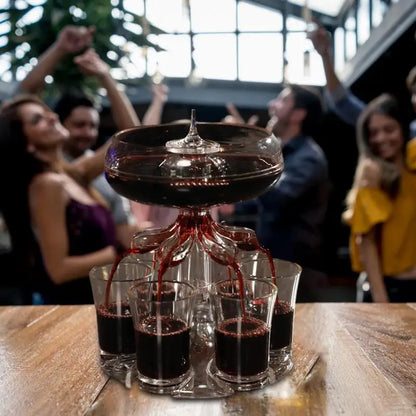 6 Shot Glass Drink Dispenser