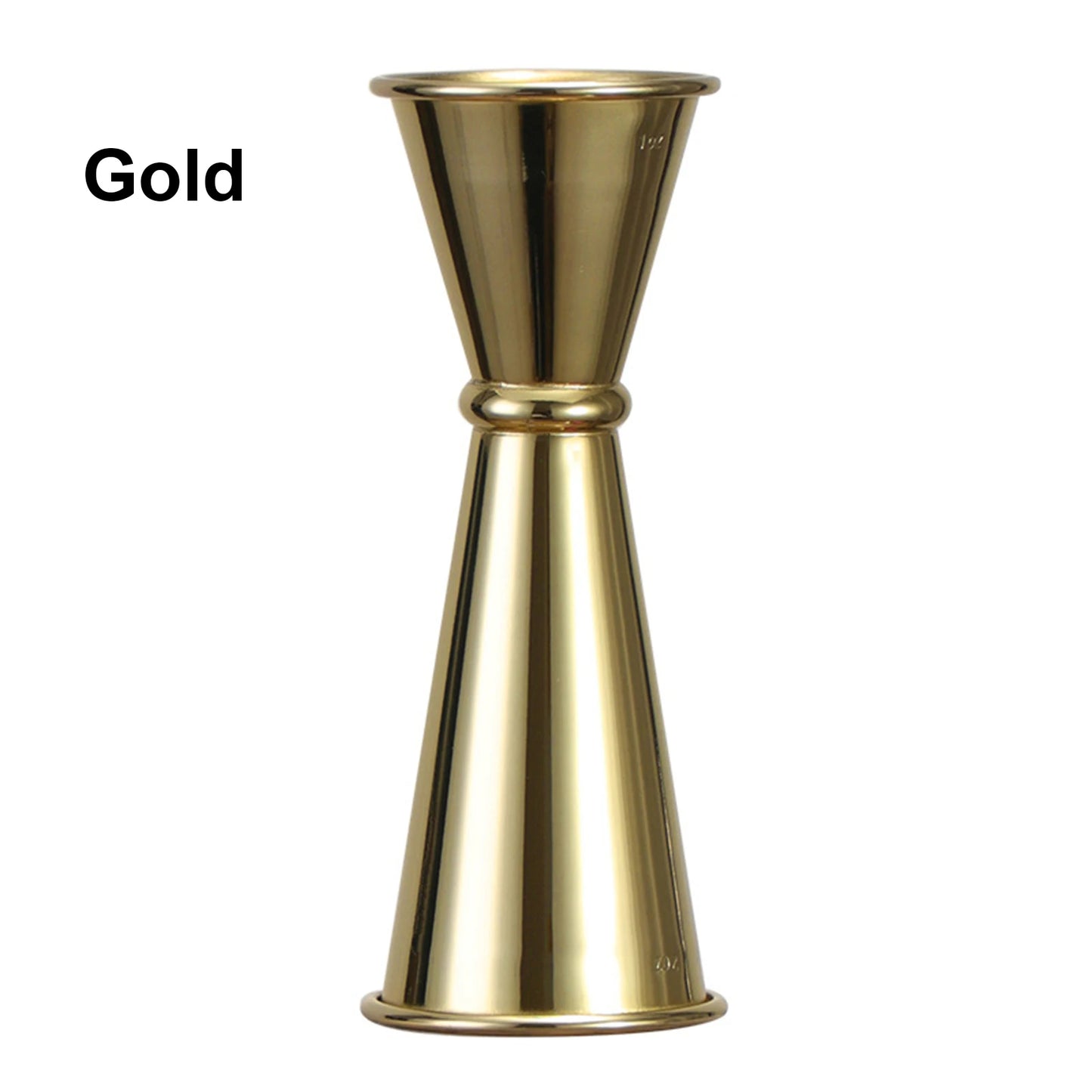 1 PC Double Cocktail Jigger Dual Design with Measurements Scales