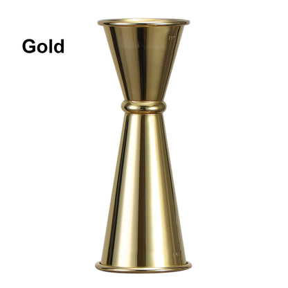 1 PC Double Cocktail Jigger Dual Design with Measurements Scales